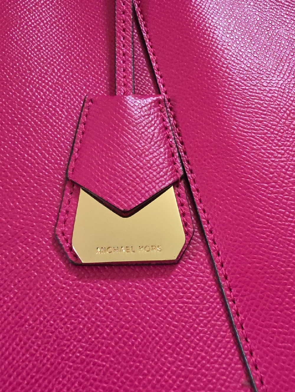 EUC Michael Kors Hot Pink Tote Handbag - Picture 2 of 9